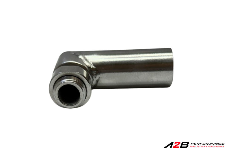 O2 Sensor Fooler 90D Thread-on M18 1.5 SS 304