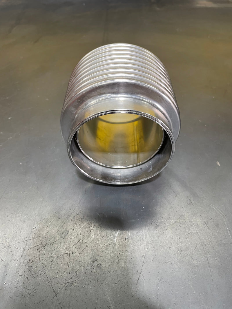 Flex pipe (Bellows) 4"L  4" dia. SS304