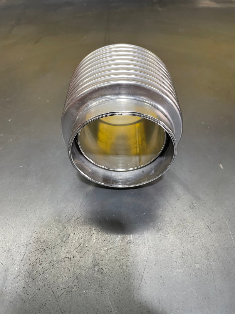 Flex pipe (Bellows) 4"L  3" dia. SS304