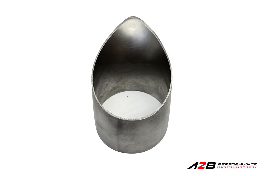 Exhaust Tips | Style "Tear Drop" SS304 - 1"
