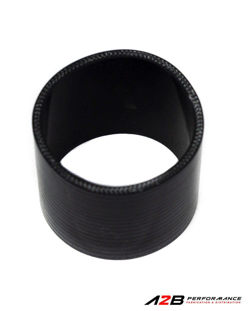 Silicone hose Coupler Black reinforced Straight - 1.5"
