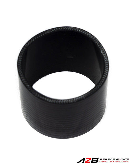 Silicone hose Coupler Black reinforced Straight - 3"