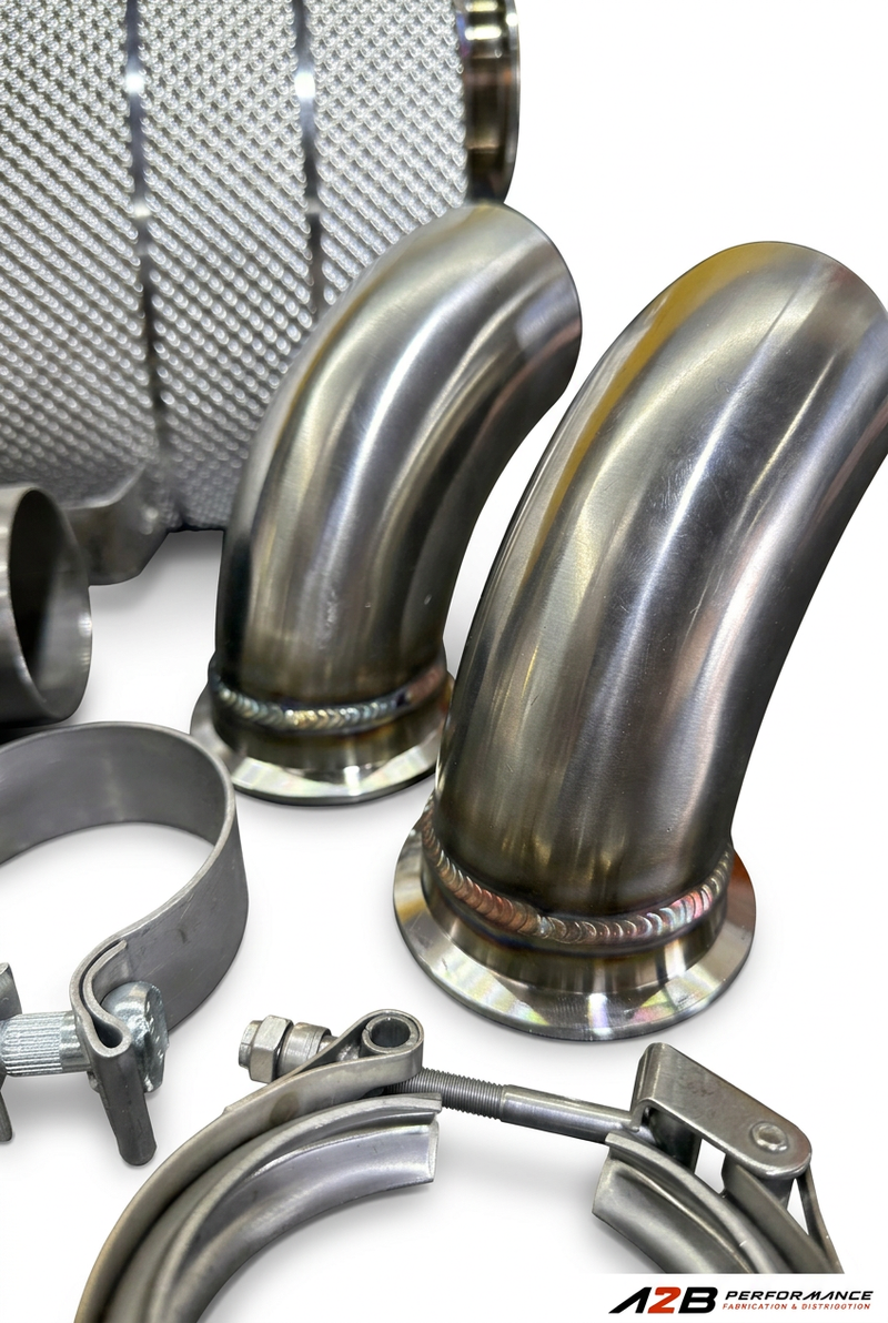 Décibel Killer Porsche 992, détail des embouts et colliers