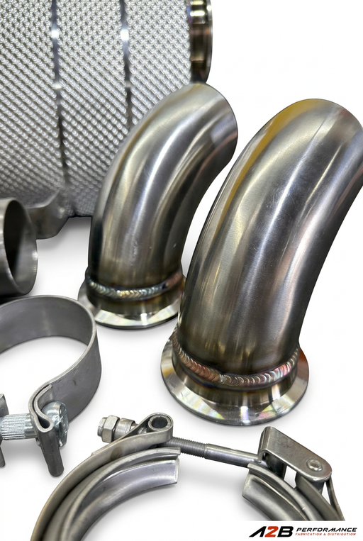 Décibel Killer Porsche 992, détail des embouts et colliers