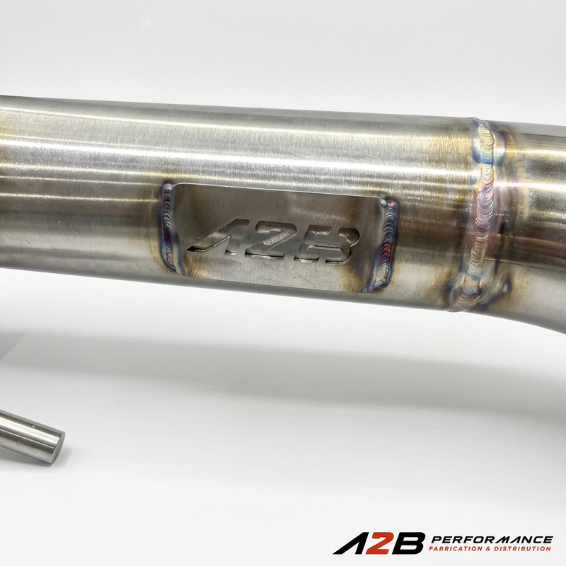 Full One Piece Downpipe Elantra N 2021-2023 (Converter + Flextube)