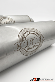 Détail du marquage CORTEK sur les silencieux