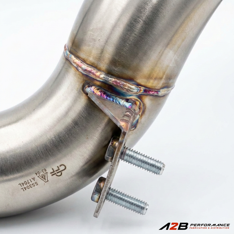 Full One Piece V2 Downpipe Hyundai Sonata N Line 2024+ (Converter + Flextube)