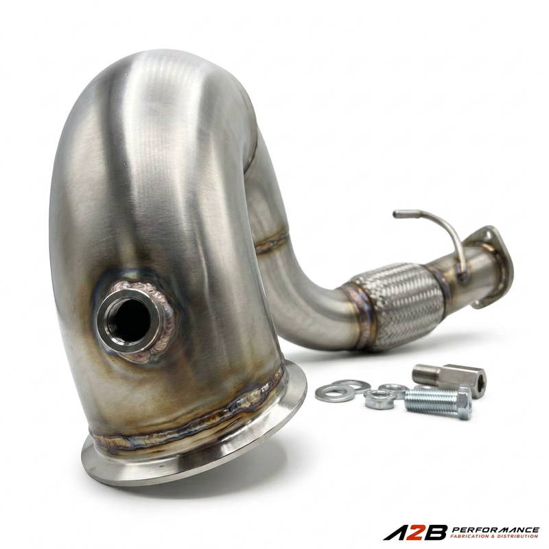 Full One Piece V2 Downpipe Hyundai Sonata N Line 2024+ (Converter + Flextube)