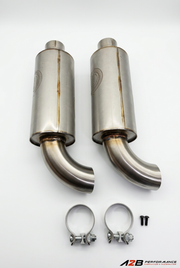 DB Killer Porsche 718, kit avec deux silencieux, colliers et vis