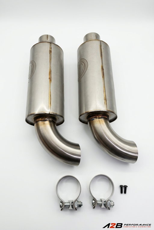 DB Killer Porsche 718, kit avec deux silencieux, colliers et vis