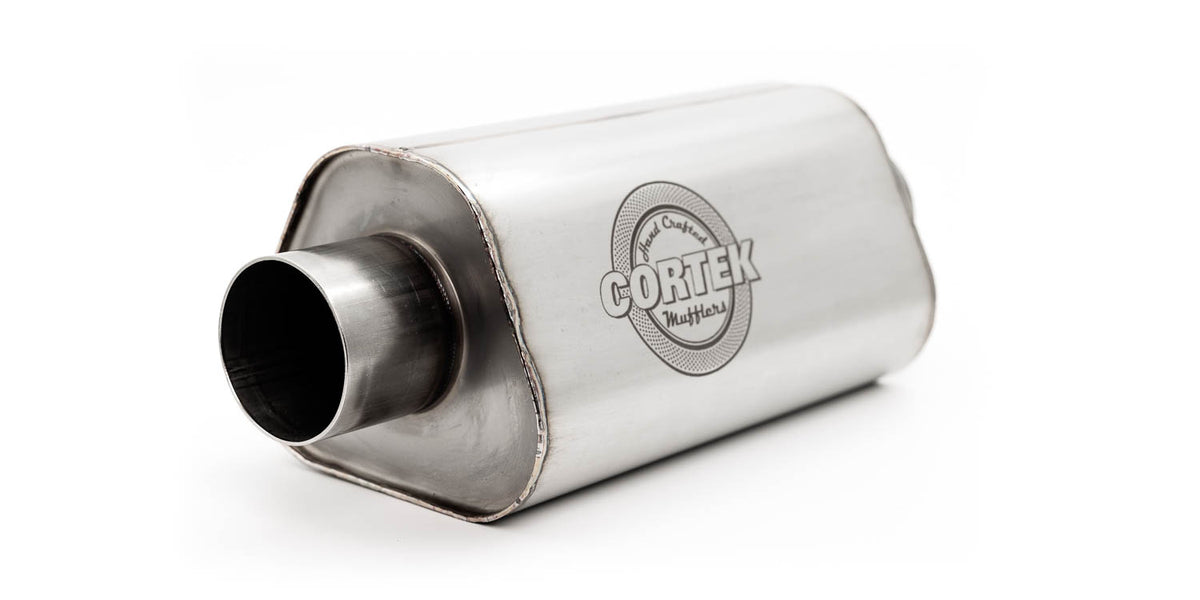 BLESS Nº48 Presuture　Triangle Muffler Cortek Muffler/Resonator TR Series TRIANGLE — A2B Performance