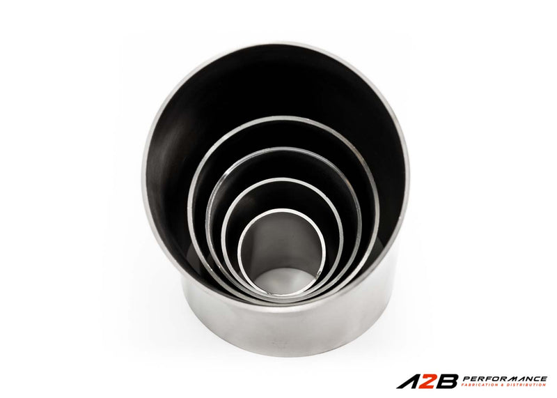 Coude 45° - Acier inoxydable | Diamètre : 6"