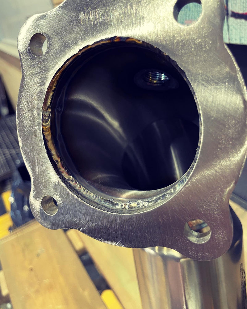 Full One Piece Downpipe Elantra N line 2021+ (Converter + Flextube)